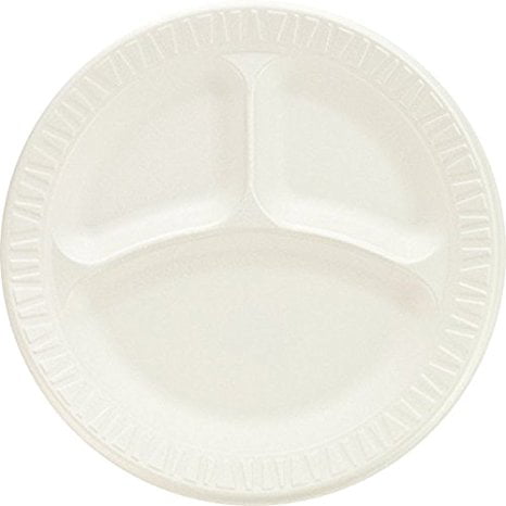 High Quality Polystyrene Disposable Foam plates 9" For Wedding Parties BBQ Plate